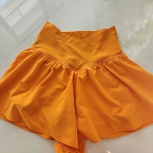 Aerie Crossover Orange Shorts